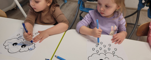 Chmurki - praca plasyczna