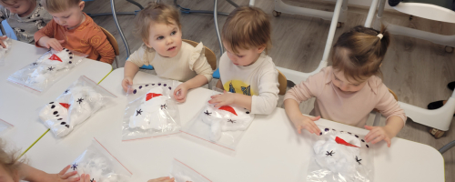 Bałwanek zamknięty w woreczku