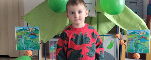 Dzień dinozaura - sesja zdjęciowa