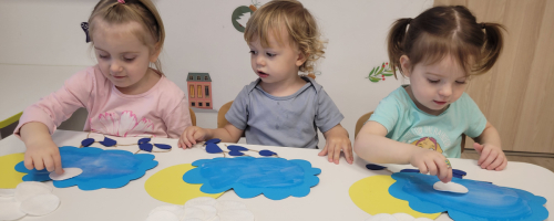 Chmurki - praca plasyczna